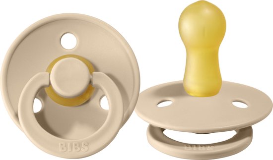 Bibs fopspeen - maat 2 6-18 maanden - 1 stuk - vanilla van Bibs
