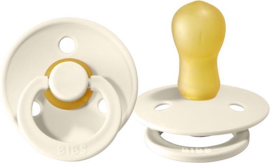 Bibs fopspeen - maat 3 18-24 maanden - 1 stuk - ivory van Bibs