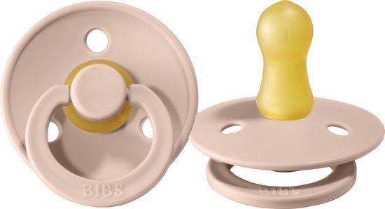 Bibs Fopspeen Round 0-6mnd Blush van Bibs