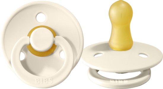 Bibs Fopspeen Round 0-6mnd Ivory van Bibs