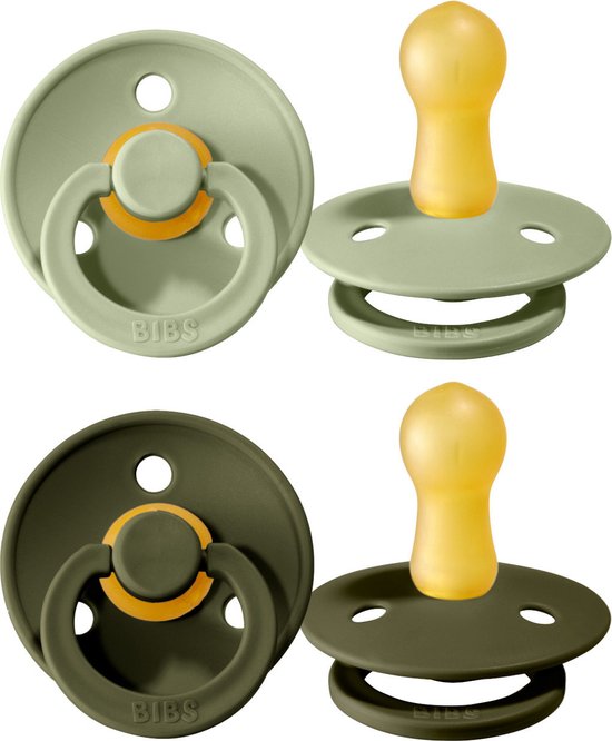 Bibs - Fopspeen - Sage/Hunter Green - 2 stuks - Stage 2 van Bibs