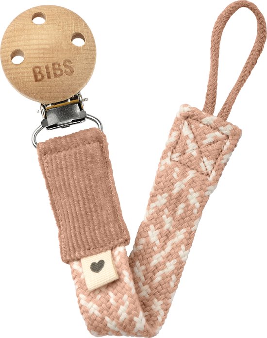 BiBS - Fopspeenkoord - Blush / Ivory - 0+ maanden van Bibs