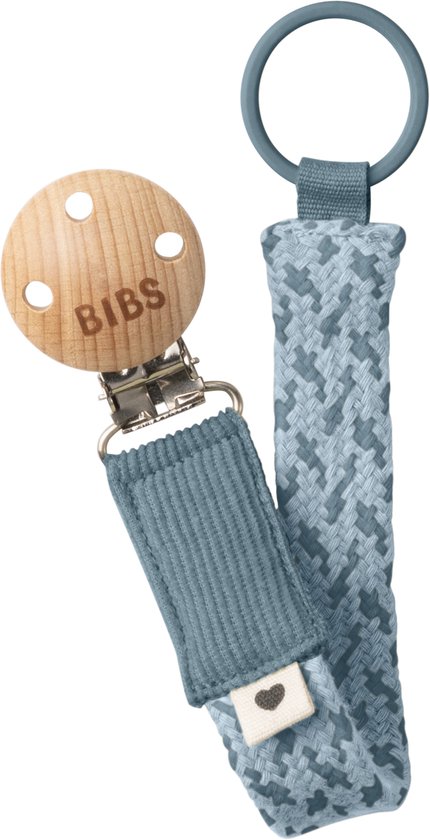 BiBS - Fopspeenkoord - Petrol / Baby Blue - 1 stuk van Merkloos