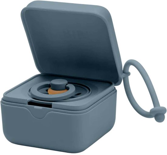 Bibs - Speenhouder - Pacifier Box - Petrol - 1 stuk van Bibs