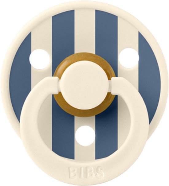 BIBS Studio Colour Block Ivory/Steel Blue, maat 1 - 0-6 maanden van Bibs