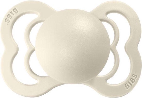 BIBS supreme speen | ivory | natuurrubber | T2 6-18 maanden van Merkloos