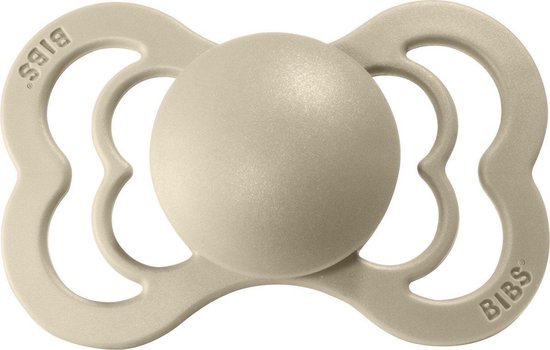 BIBS supreme speen | sand silicone | T1 0-6 maanden van Bibs