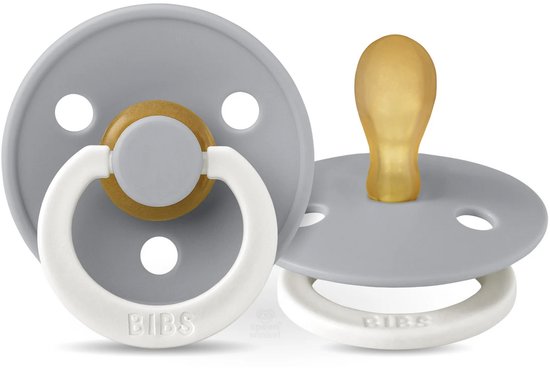 BIBS symmetrisch maat 2 - 6-18 maanden - Cloud Glow fopspeen van BIBS