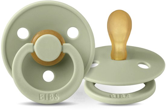BIBS symmetrisch maat 2 - 6-18 maanden - sage fopspeen van BIBS