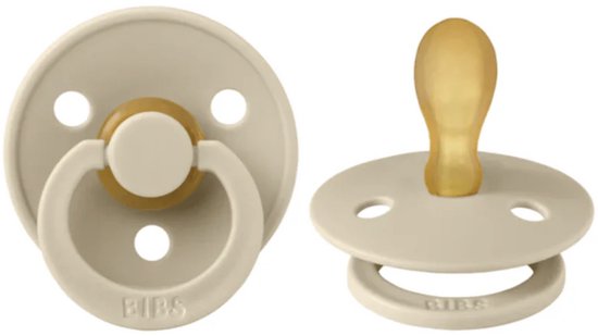 BIBS symmetrisch maat 2 - 6-18 maanden - Vanilla fopspeen van BIBS