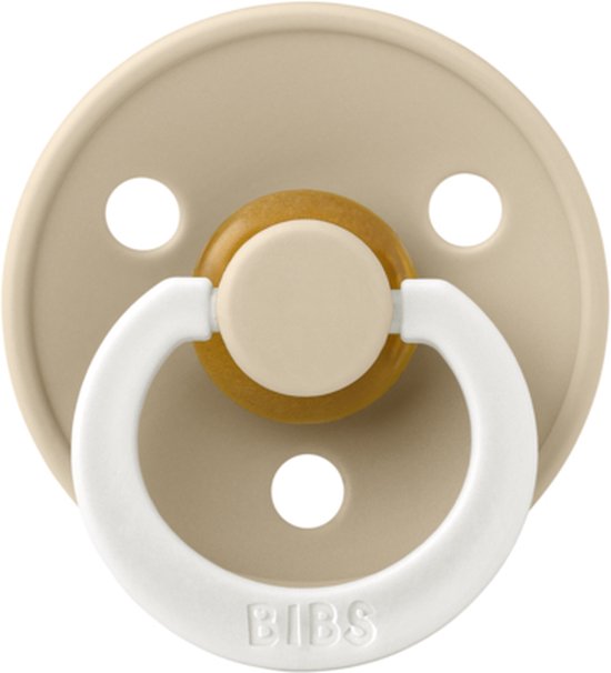 Bibs - Vanilla Glow - maat 2 - Glow in the Dark - Natuurrubber - Leeftijd: 6 tot 18 maanden van Bibs