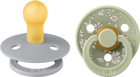 Bibs x Liberty Capel Sage Mix 0-6 mnd 2 Stuks Fopspeen 11010103