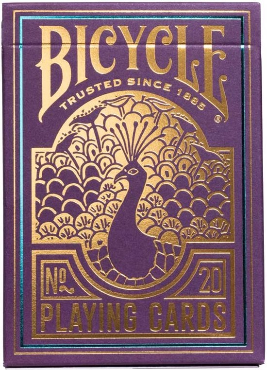 Bicycle Purple Peacock - Premium Speelkaarten - Poker - Ultimates - Met Cold-Foil afwerking van Bicycle