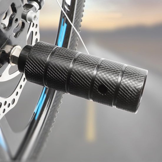 Bicycle Spiders - BMX Stunt Pegs - Bicycle Spins - Axle Rear Foot Rest Supports - Geschikt voor montage op voor- of achteras van een fiets - Voor racefietsen en mountainbikes - 2 van Bicycle