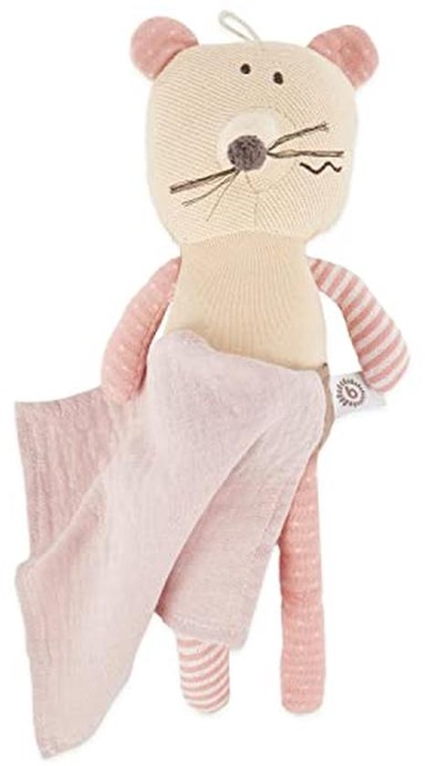 Bieco Muis Knuffel Met Knuffeldoekje | 30 cm | Gehaakt Baby Knuffeldier | Zacht en Gehaakte Dier van Merkloos