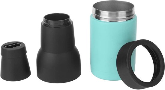 Bierfles Isolator - Blikhouder Koeler - Drankjes Koel Houden - Dubbele Wand Vacuüm Isolatie - 300-400 ml - Groen