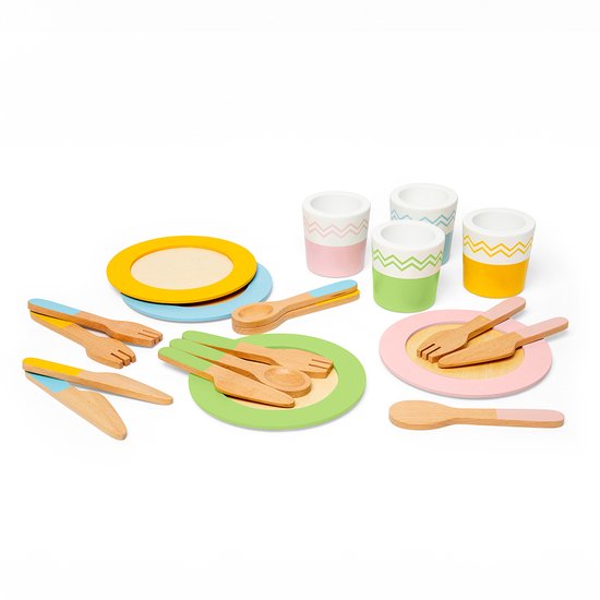 BigJigs Dinner Service Set van Bigjigs