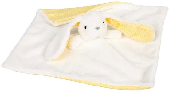 BigJigs konijn knuffeldoekje pluche comforter 31x31cm baby. van Bigjigs