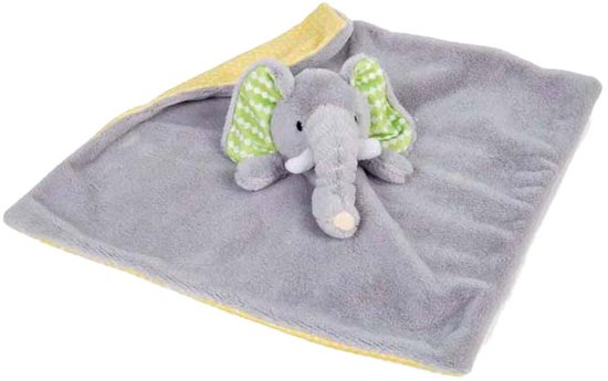 Bigjigs Olifant Knuffeldoekje, 31x31cm van Big.