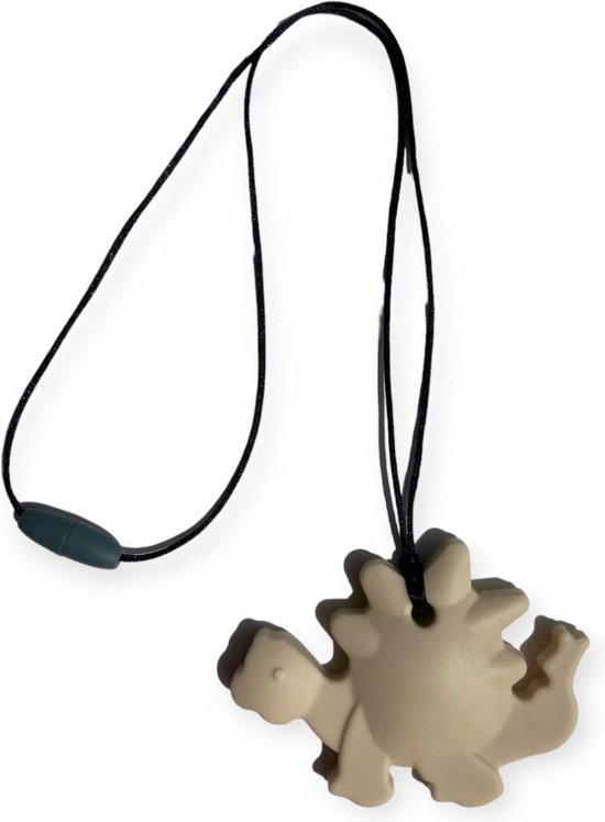Bijtketting - Dino - Zwart van Chewigem