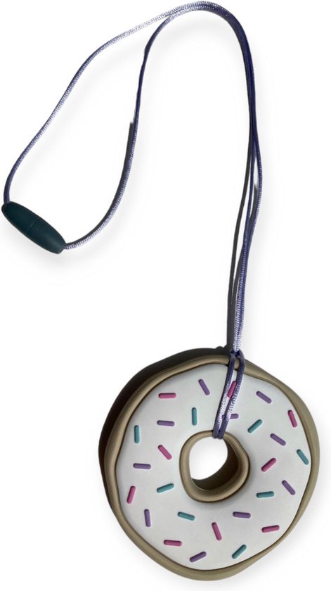 Bijtketting - Donut - Lila - Groen van Chewigem