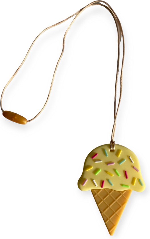 Bijtketting - Ijsje - Geel - Goud van Chewigem