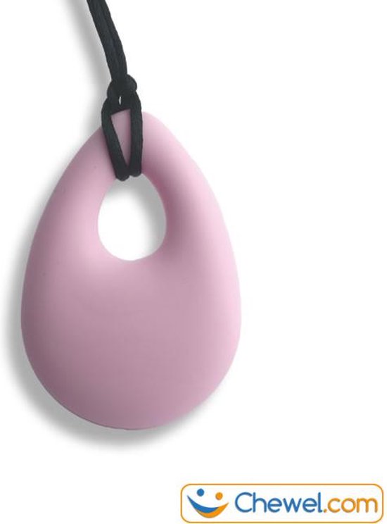 Bijtketting Kauwketting - Druppel - Chewelry - Lichtpaars - Chewel ® van Chewel®
