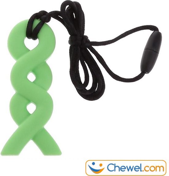 Bijtketting Kauwketting | Happy Waves | diverse kleuren - Groen van Chewigem