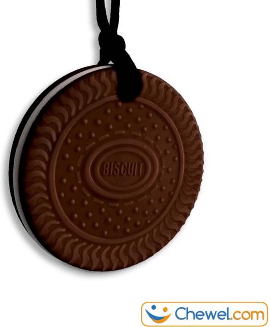 Bijtketting Kauwketting - Koekjes! - Bruin - Chewel ® van Chewel®