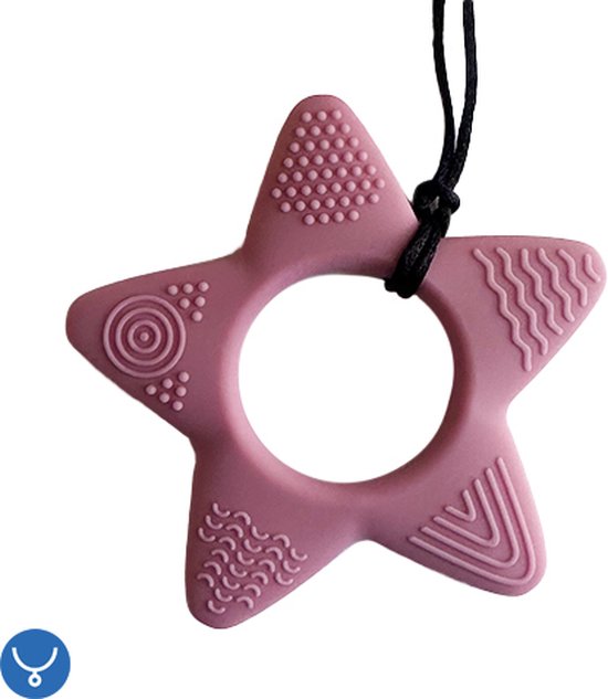 Bijtketting Ster - Mauve van Chewigem