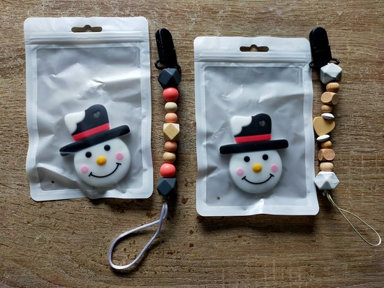 Bijtring | Bijtketting | Bijtspeelgoed | Baby speelgoed | Siliconen bijtring | Kerst | Kerstboom |