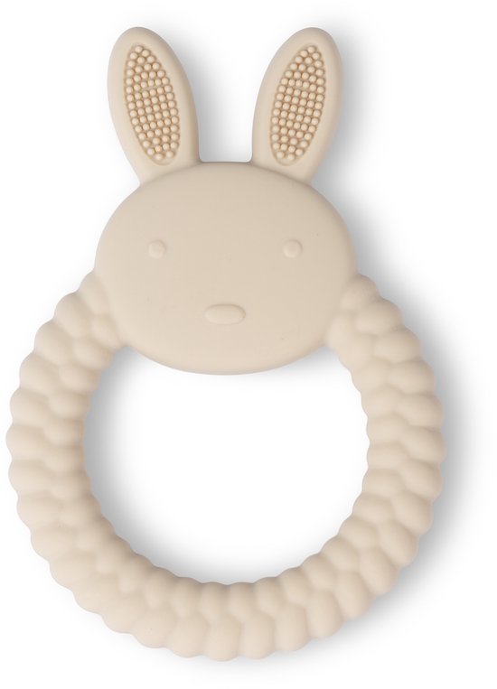Bijtring Bunny Lalieloe - Bijtspeelgoed - Kraam cadeau - Bijtring - Zand van Merkloos