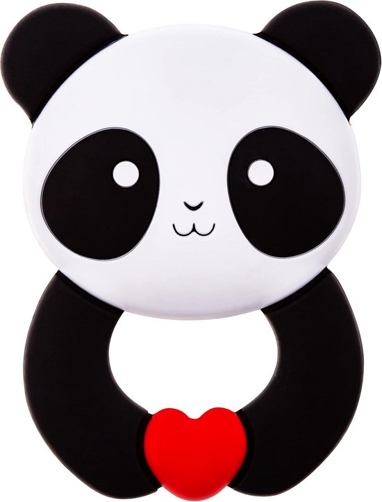 Bijtring voor baby's - Verkoelend bijtspeelgoed van BPA-vrije silicone - Teething Toy met beren-design - Veilig en zacht speelgoed voor baby's van Merkloos