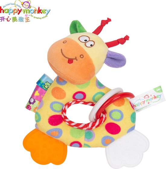 bijtspeelgoed/ rammelaar/ baby speelgoed/ baby bijtring/ baby rammelaar/schoencadeautjes sinterklaas/ grijp speelgoed/ sinterklaas/ kertcadeau/ giraffe van Oball