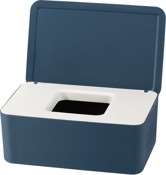 Billendoekjes Houder Box - Etui Blauw - Wipe Opberger van Little Dutch