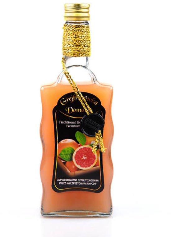 Bimberek - Decoratieve Fles - Golf 0,5L - Grapefruit Wodka - Glazen Fles