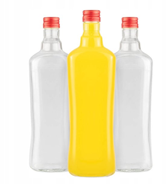 Bimberek Diva - Glazen Fles - 500 ml - Met Dop - Voor Wijn en Likeuren