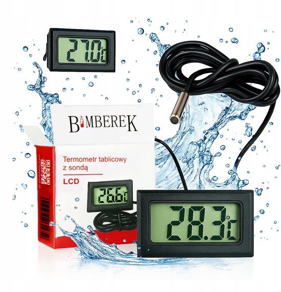 Bimberek - Elektronische Digitale Thermometer - Precieze LCD - Sonda - Voor Alcoholen