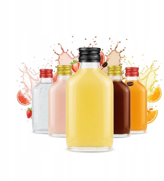 Bimberek - Flaconset 5x - 100ml - Glazen Schenkfles - Cadeau Voor Bruiloft van Bimberek