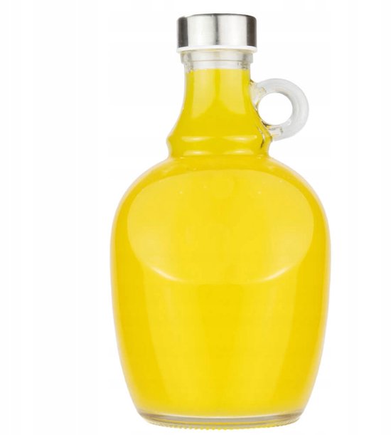 Bimberek - Glazen Fles Galon - 1,5L - Met Handvat - Voor Wijn en Likeuren