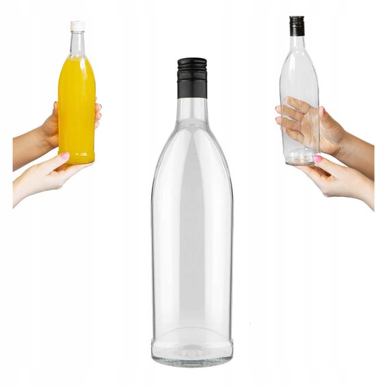 Bimberek Iskra - Glazen Fles - 500ml - Voor Alcoholen, Sappen en Wijnen