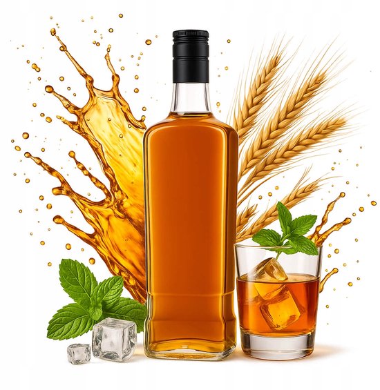 Bimberek JACK WALKER - Glazen Fles - 700 ml - Voor Whisky en Likeuren