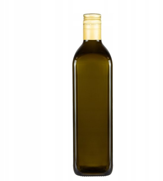 Bimberek Marasca - Glazen Fles - 750ml - Vierkant - Olijfgroen
