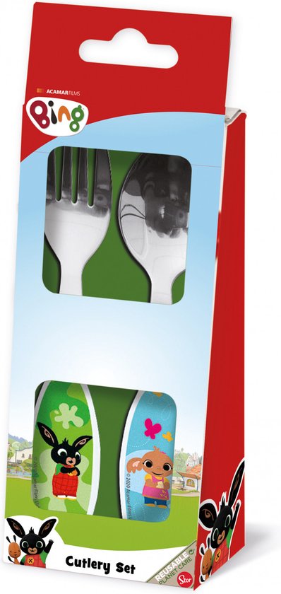 BING Bestekset metaal - BPA vrij - Vork en Lepel - BING bestek van Bing.