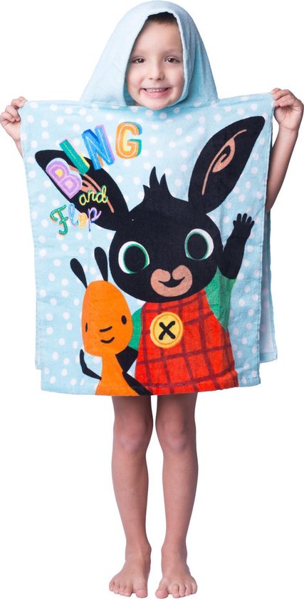 Bing Bunny Poncho - 50 x 115 cm - Katoen van Bing Bunny