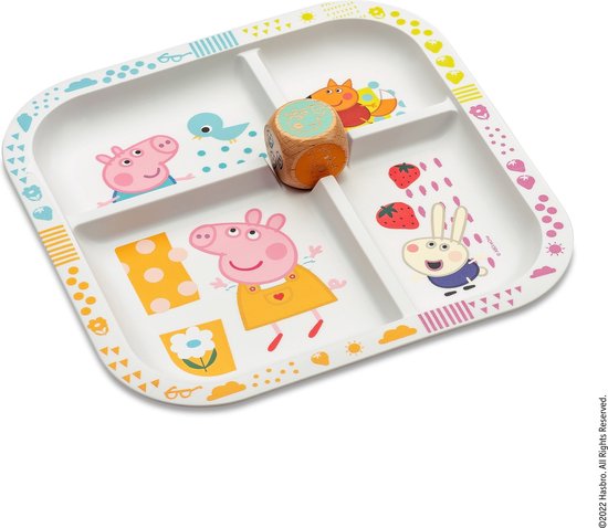 Bio Circulair Easy Eater Bord - Peppa Pig van Mepal