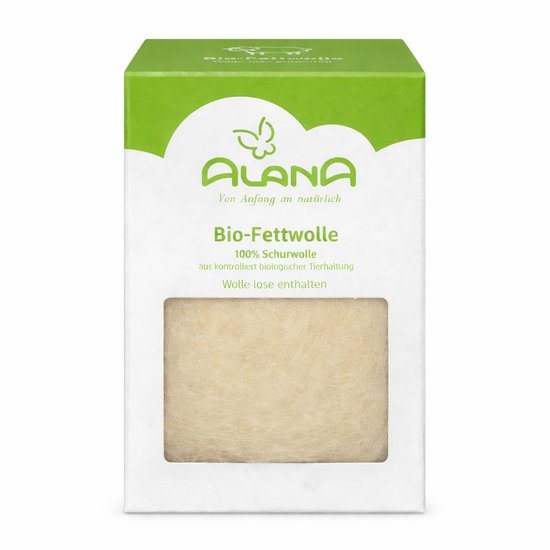 Bio Heilwol voor Baby – 50g – Ondersteunt bij Rode Babybilletjes, Luieruitslag & Gevoelige Huid – 100% Schapenwol met Lanoline van Merkloos