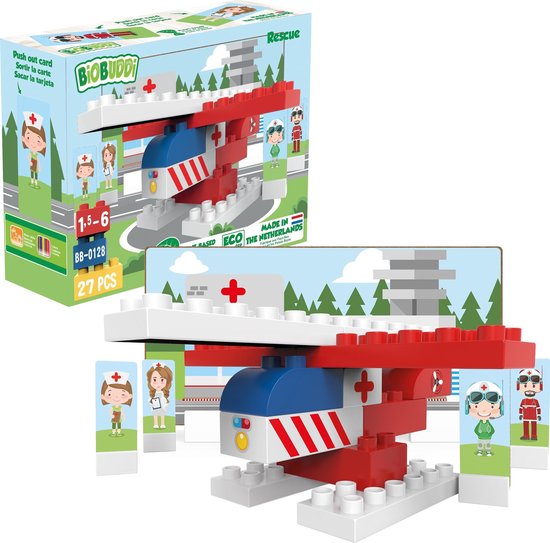 Biobuddi - Biobuddi Blouwblokken Rescue Set 27st van Biobuddi