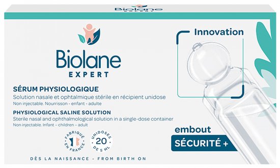 Biolane Expert Sérum physiologique 20 Unidoses de 5ml - Fysiologisch serum van Biolane