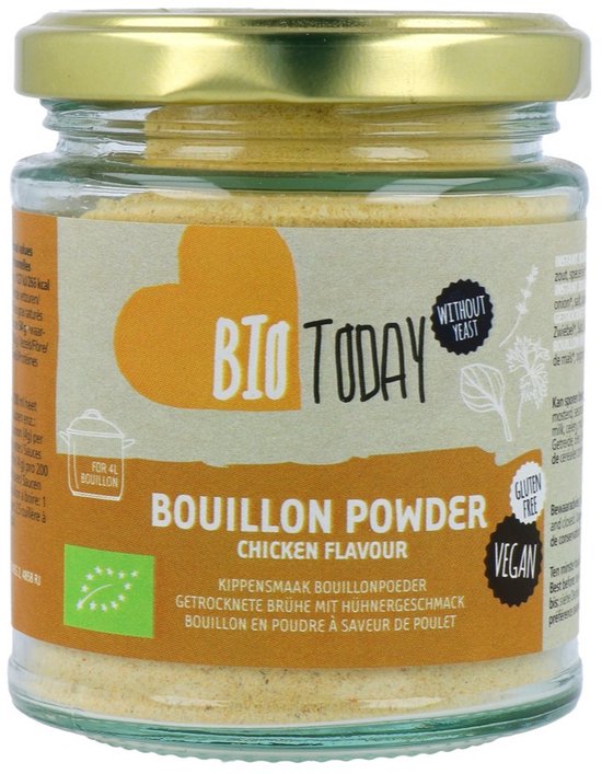 BioToday Boullionpoeder Kippensmaak Biologisch 85GR van Biotoday